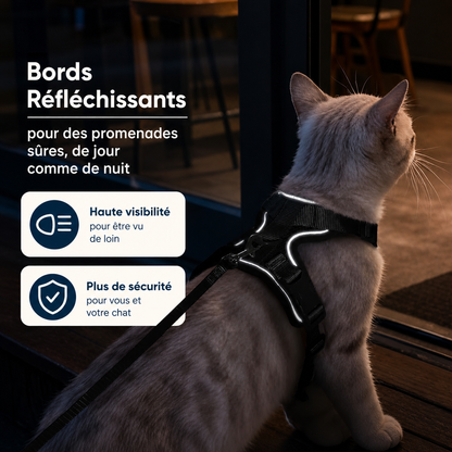 Balade Féline™ | Harnais sécurisé pour chat